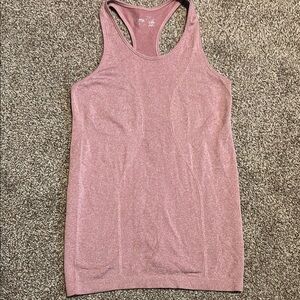 Zyia Active Copper Charged Racerback Tank Top Poppy Stretch Seamless